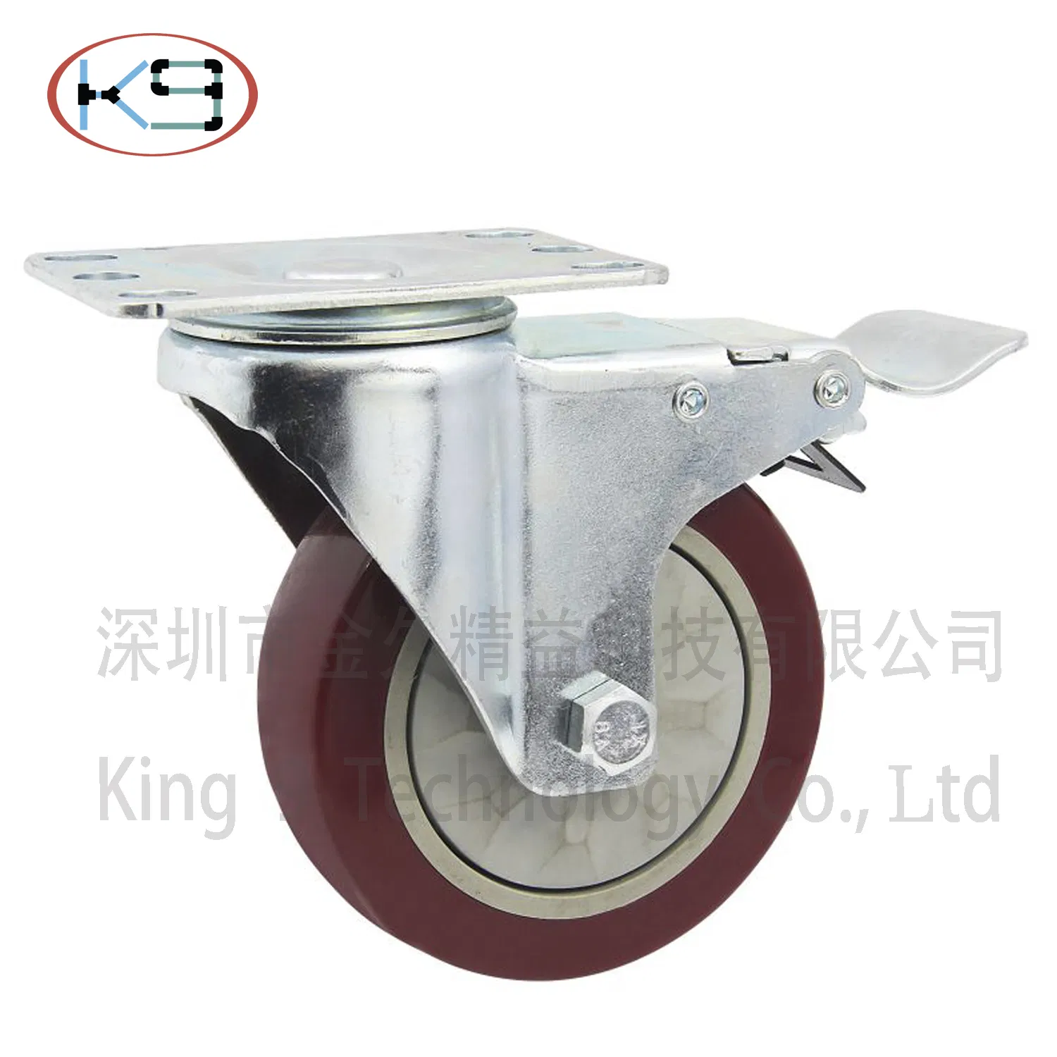 Rubber Wheel of Industrial Caster Kj-402b