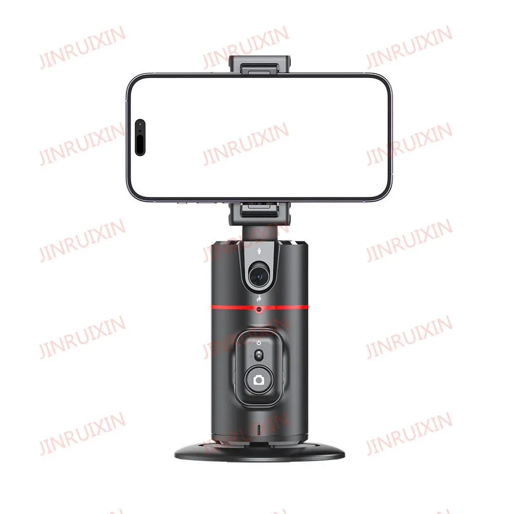 P02 360 Rotation Gimbal Stabilizer, Follow-up Selfie Desktop Face Tracking Gimbal for Tiktok Smartphone Live, with Remote Shutter