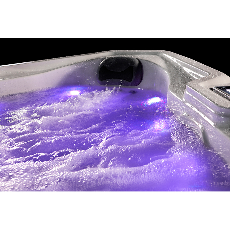 Sunrans Luxury Outdoor Hot Tub 6 People Hydro Massage SPA Tub with 49PCS Powerful Jets