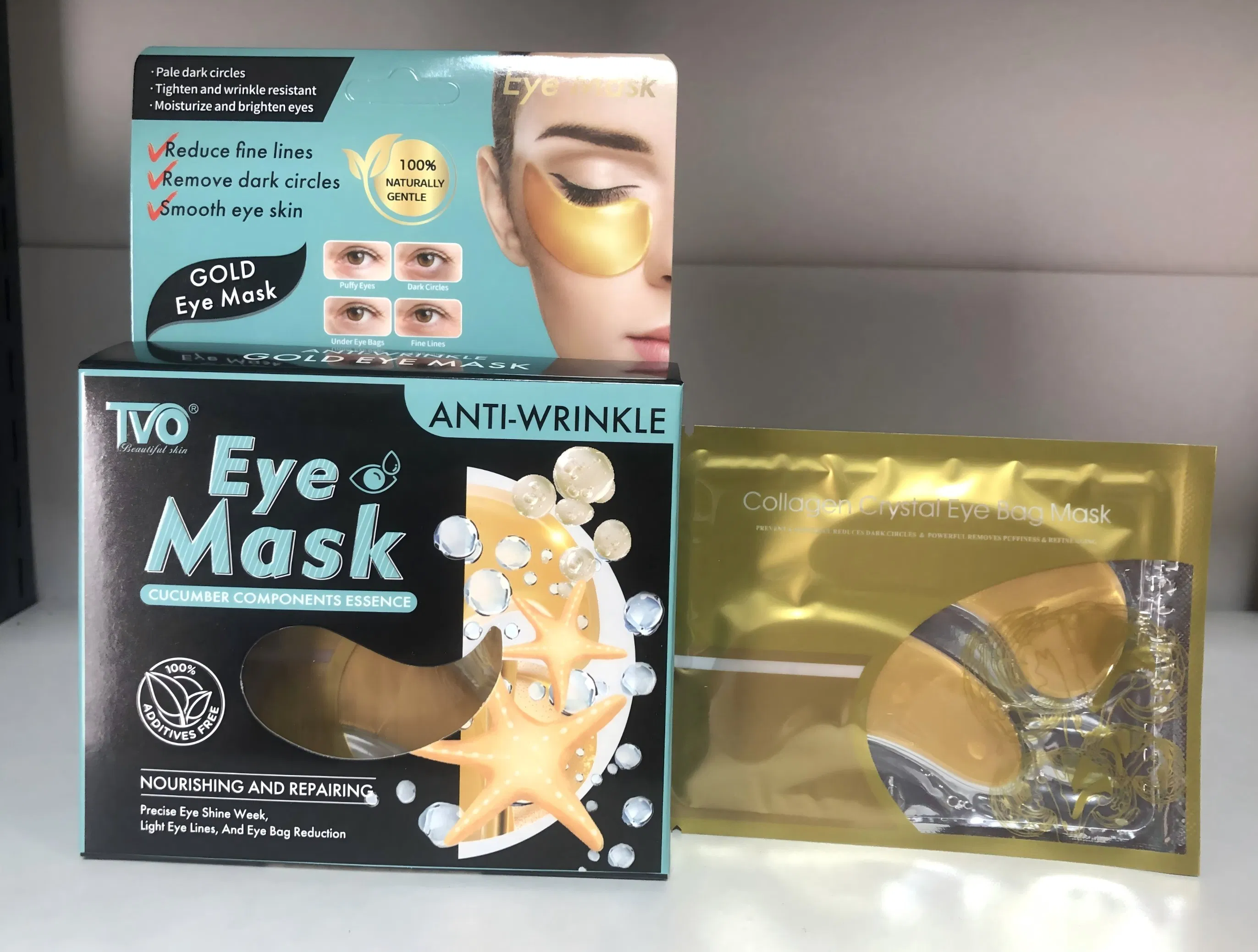 Tvo Anti-Wrinkle Gold Eye Mask Pale Dark Circles & Fine Line