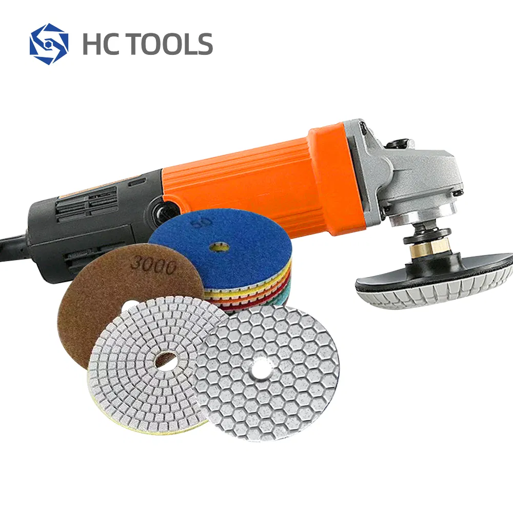 3" 4" 5" 3step 7steps Dry Diamond Flexible Polishing Pad Marble Terrazzo Abrasive Polish Disc Set Grinding Tools