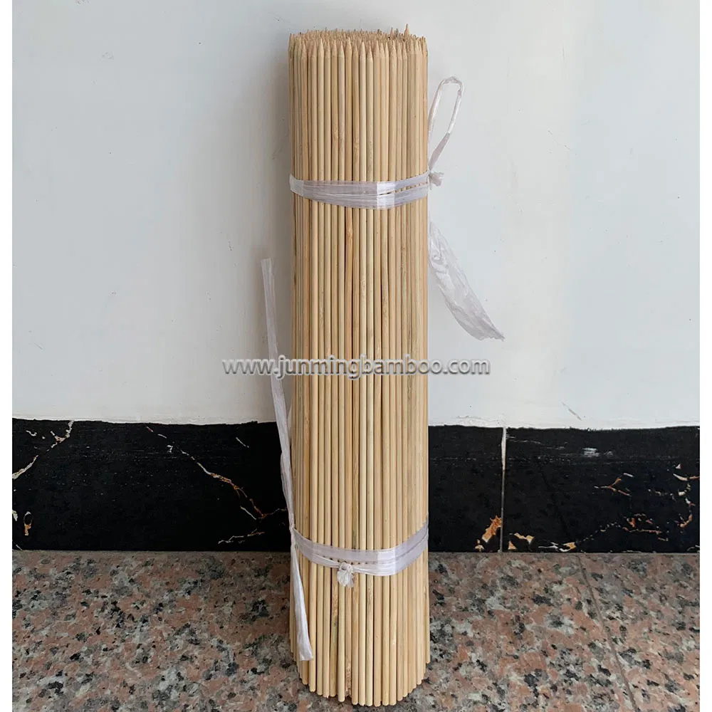 Wholesale Disposable BBQ Skewer Bamboo Flower Sticks Bamboo Stick Bamboo Skewer for Flower and Plant Support