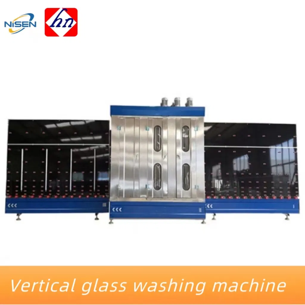 Nisen Lb2000 Vertical Glass Washing Machine to Produce Insulating Glass Cost Effective Cheap Good Quality High Efficiency