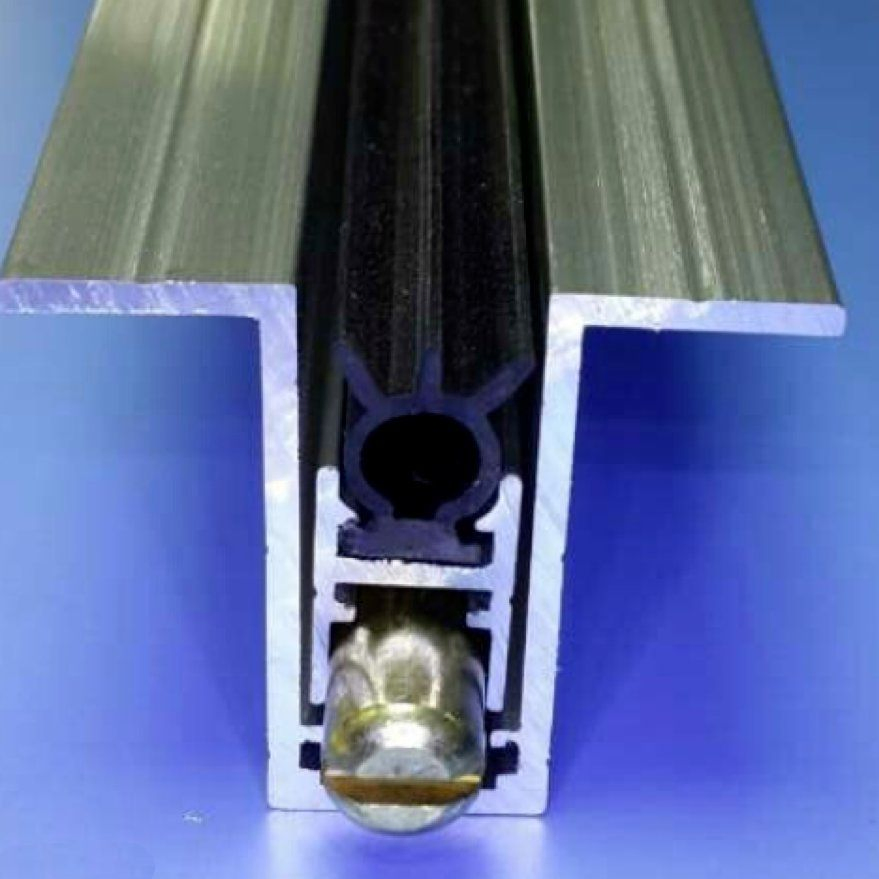 Aluminum Weatherstripping Door Bottom Seals Surface Screw Fixed Automatic Drop Down Seal