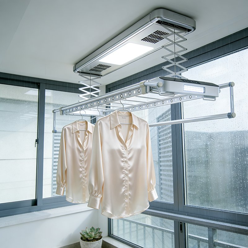 Smart Clothes Drying Rack Fully Automatic Elevating and Extending Smart Drying Rack