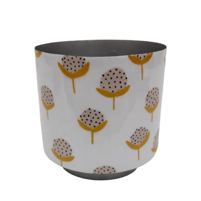 Горшок мраморный прямоугольный декоративный