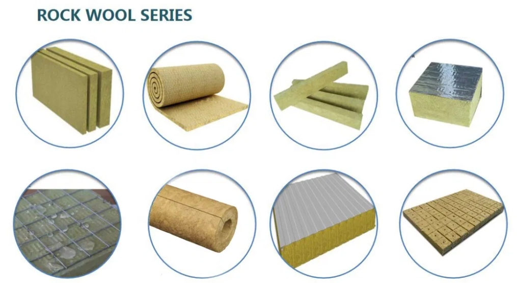 Steam Pipeline Thermal Insulation Rock Wool with Galvanized Mesh