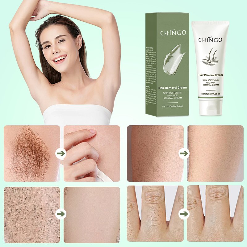 Natural Gentle Effective Hair Removal Cream for Sensitive Skin Smoothing