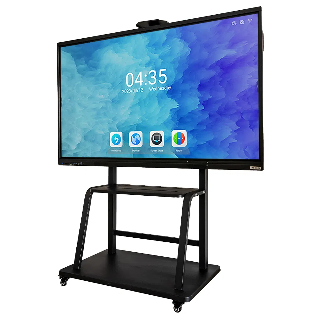 86 Inch Infrared LED Touch Computer Touch Interactive Flat OPS Smart Board Wall Hanger Kiosk Miboard V11. T2 Whiteboard Display LCD Pointer Screen Panel