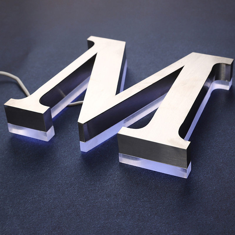 Customized Block Baby Custom Alphabet Accessories Rivet Letter Small Letters Metal Letter