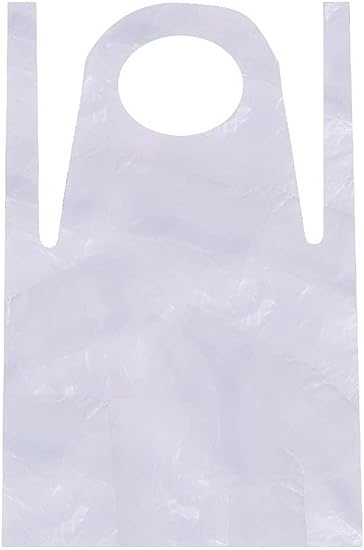 Heavy Duty Transparent Waterproof Clear Plastic Aprons for Cooking Cleaning Butcher