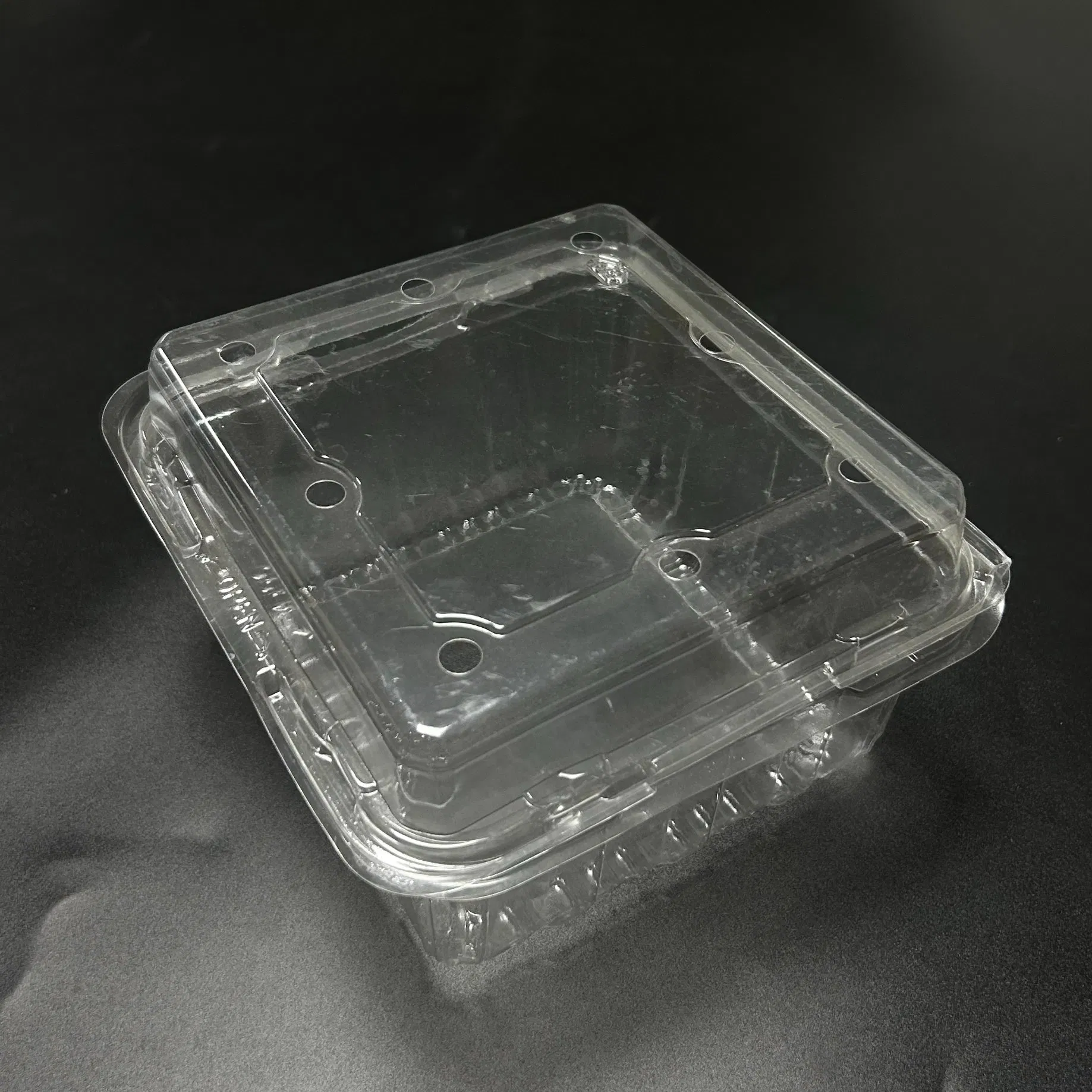 custom food grade chocolate clamshell tray PET clear blister packaging