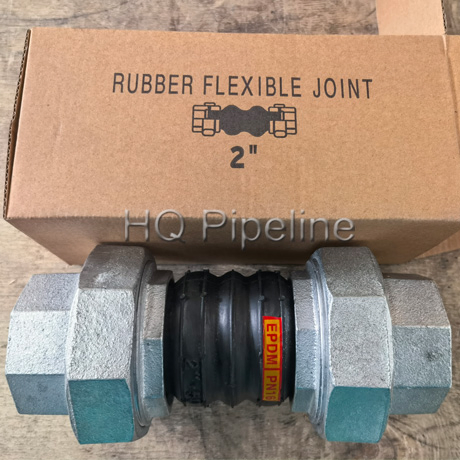 DIN Standard Thread-Connection Rubber Sphere Expansion Joint