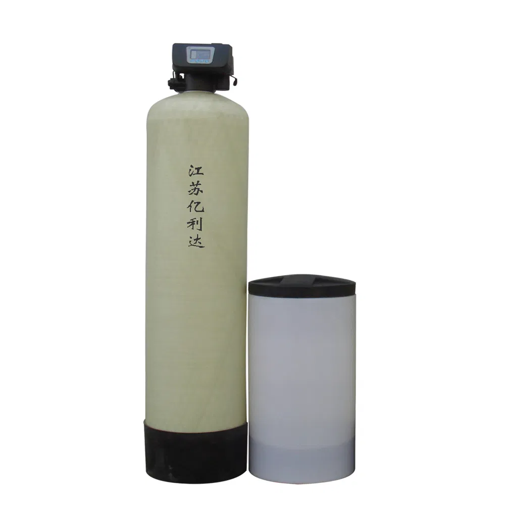 Salt Water Softening Filter with Regeneration and Backwash Valve