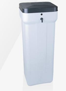Hot Sale 70L Brine Tank with Brine Valve Square Shape PE Water Softener Tank