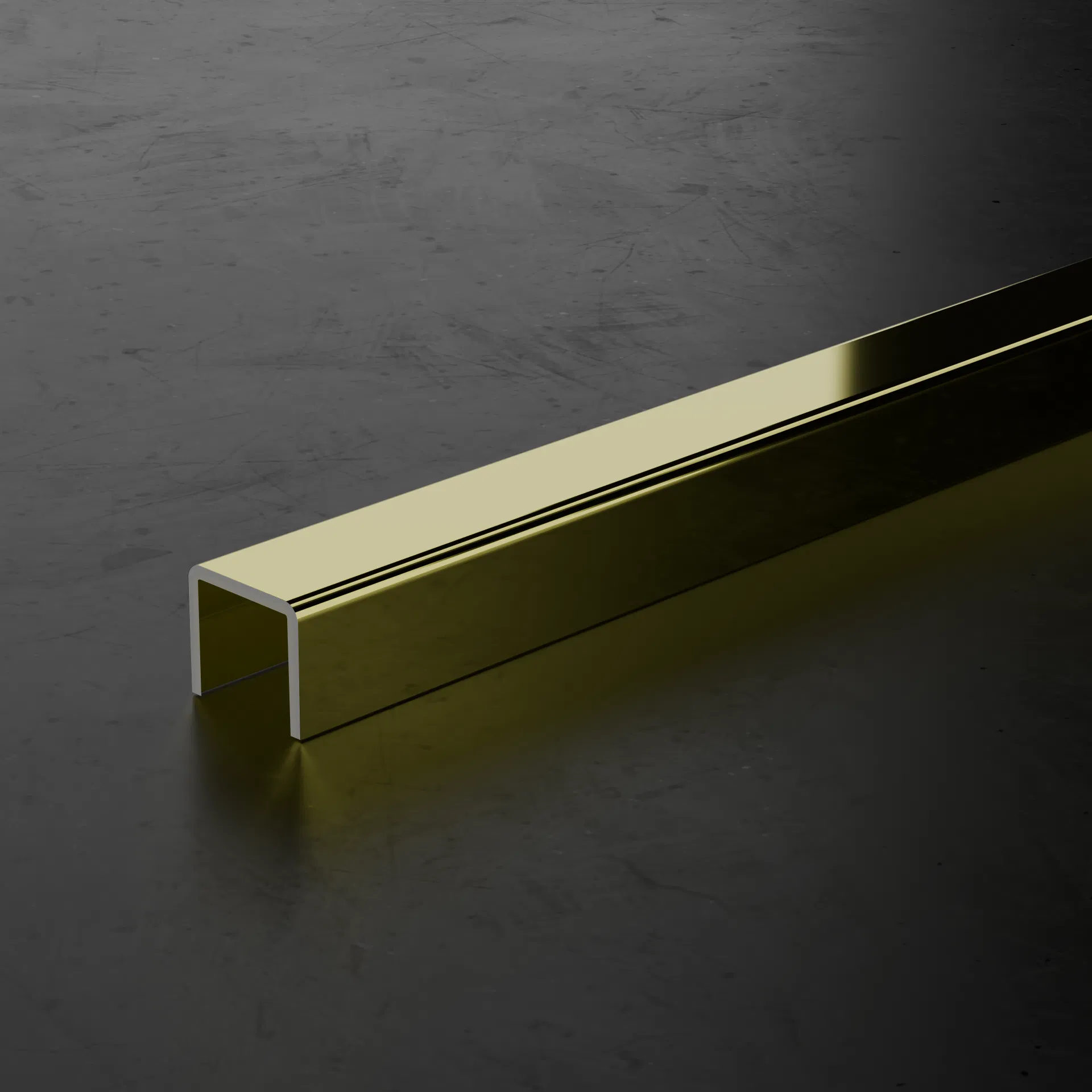 Stylish Tile Corner Trim and Strip for Graphic Design and 3D Models
