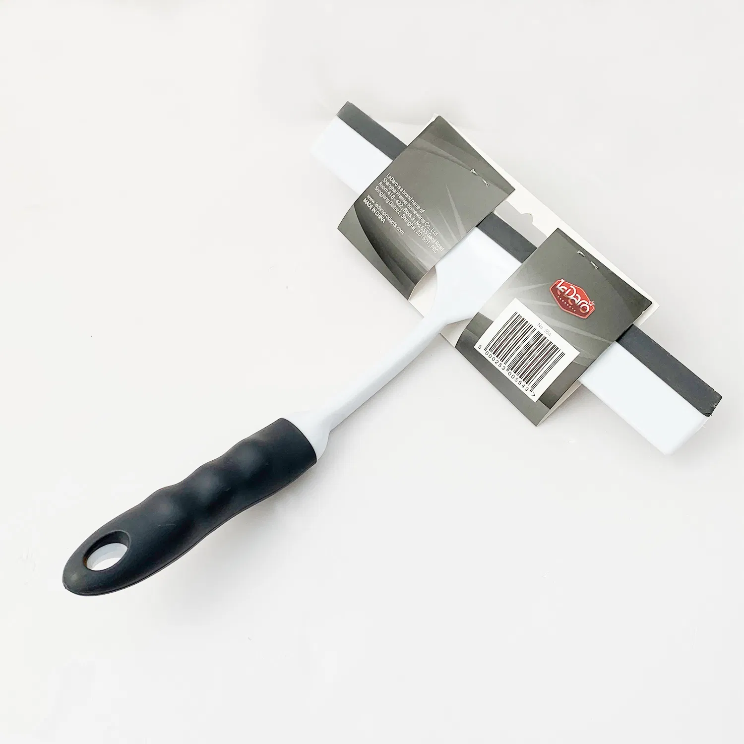 10” Window Shower Squeegee with PP Handle and TPR Grip and Lip for Glass Doors Bathroom Window Mirrors Cars Cleaning