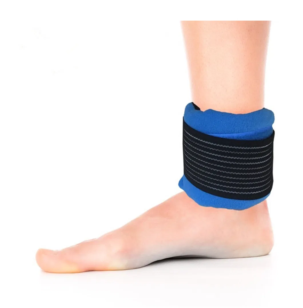 Hot and Cold Therapy Gel Wrap for Body Parts Including Head Neck Elbow Wrist Knee Ankle Arch   for Soreness Swelling Relief