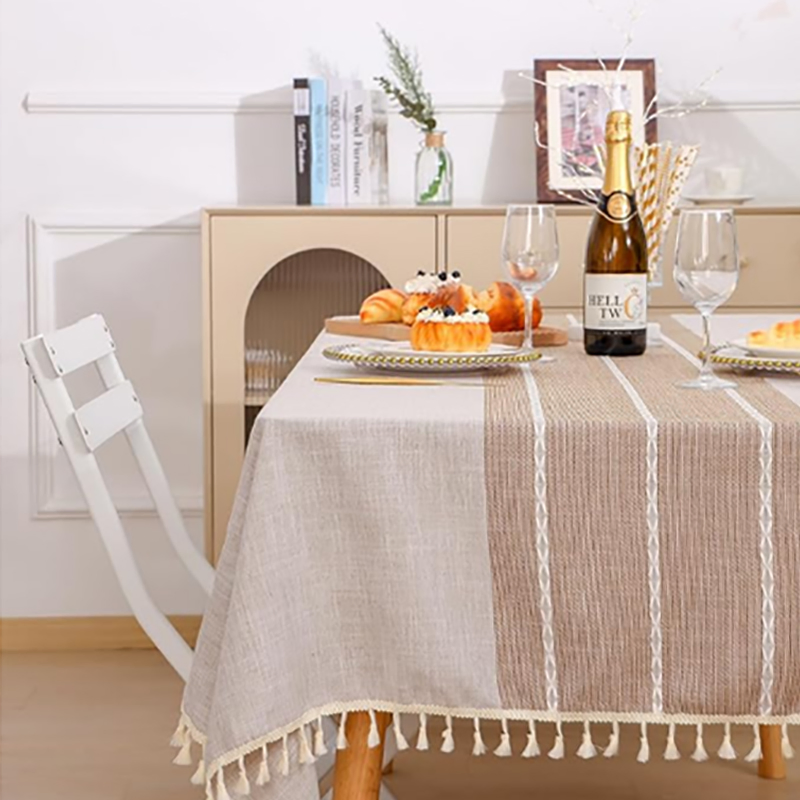 Tablecloths for Rectangle Tables 55" X 70" 4-6 Seats Waterproof Tablecloth Wrinkle Free