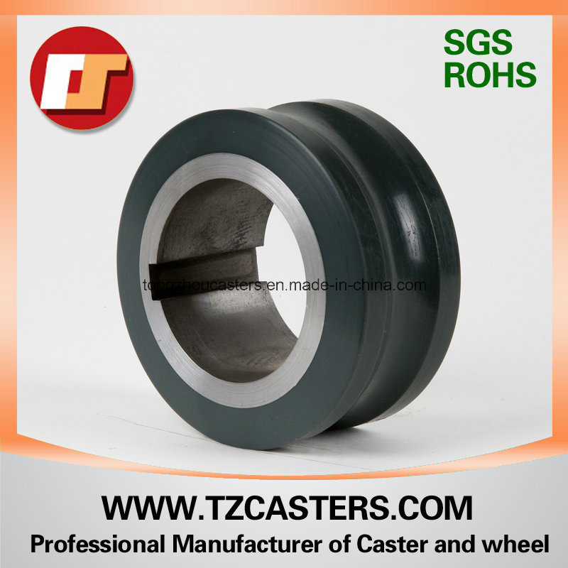 OEM China Factory Manufacturer 200*50mm Industrial PU Caster Wheel for Hand Truck
