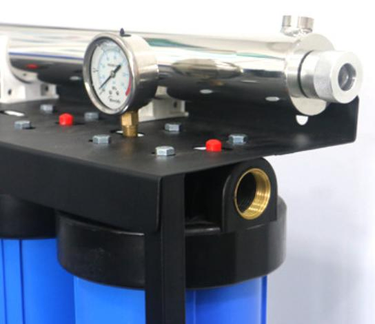 3 Stage 20′ ′ Big Blue Filter and UV Lamp