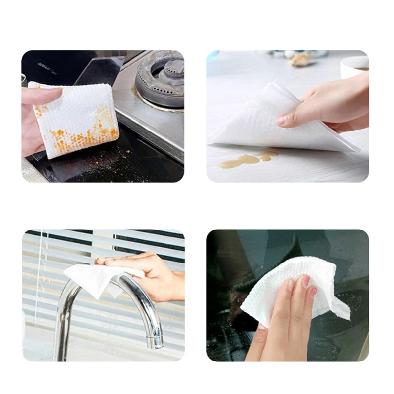Wholesale Factory Bulk Smoke Machine Strong Oil Removal Kitchen Cleaning Wet Towel