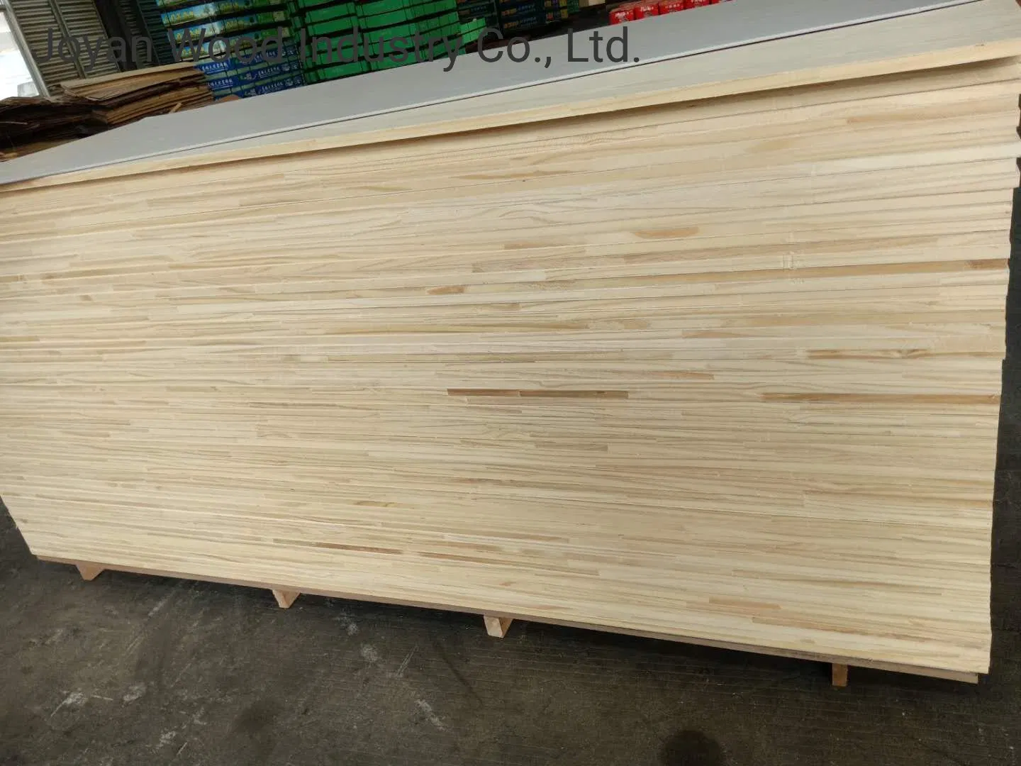 E1 E2 Melamine WBP Glue 2-40mm Melamine Block Board for Furniture Cabinet Wardrobe