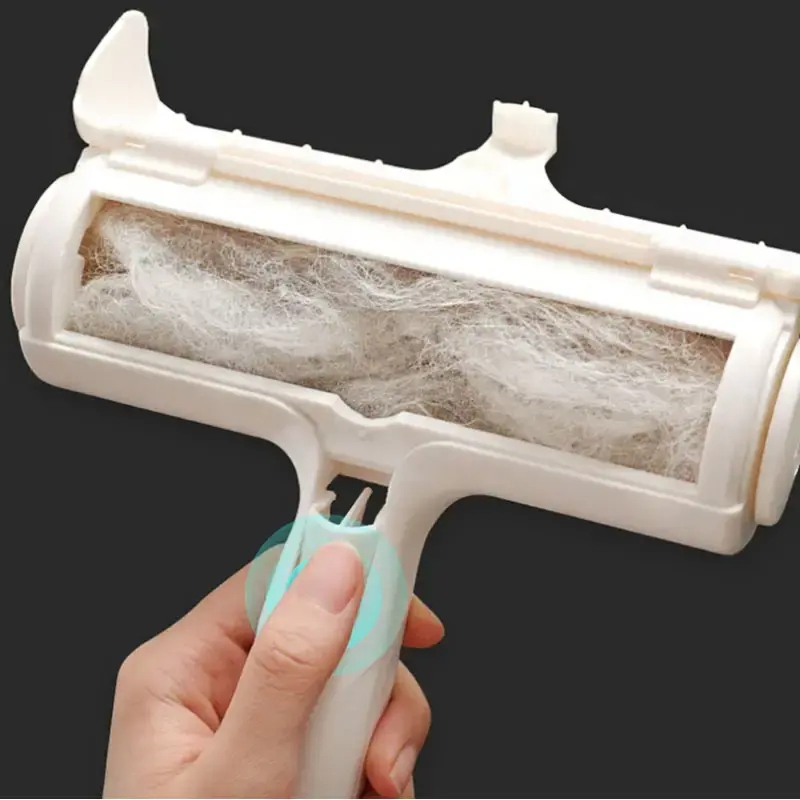 Factory Wholesale Pet Grooming Products Two-Way Reusable Cat Pet Hair Remover Roller Sticker Pet Remover Brush