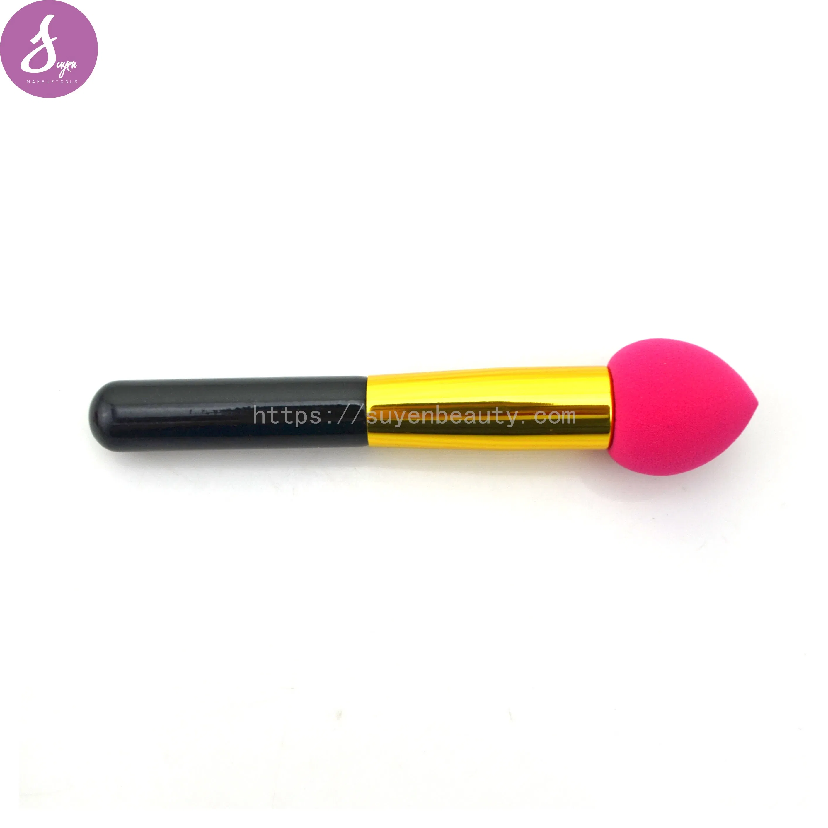 Customized Logo Long Handle Makeup Sponge Brush