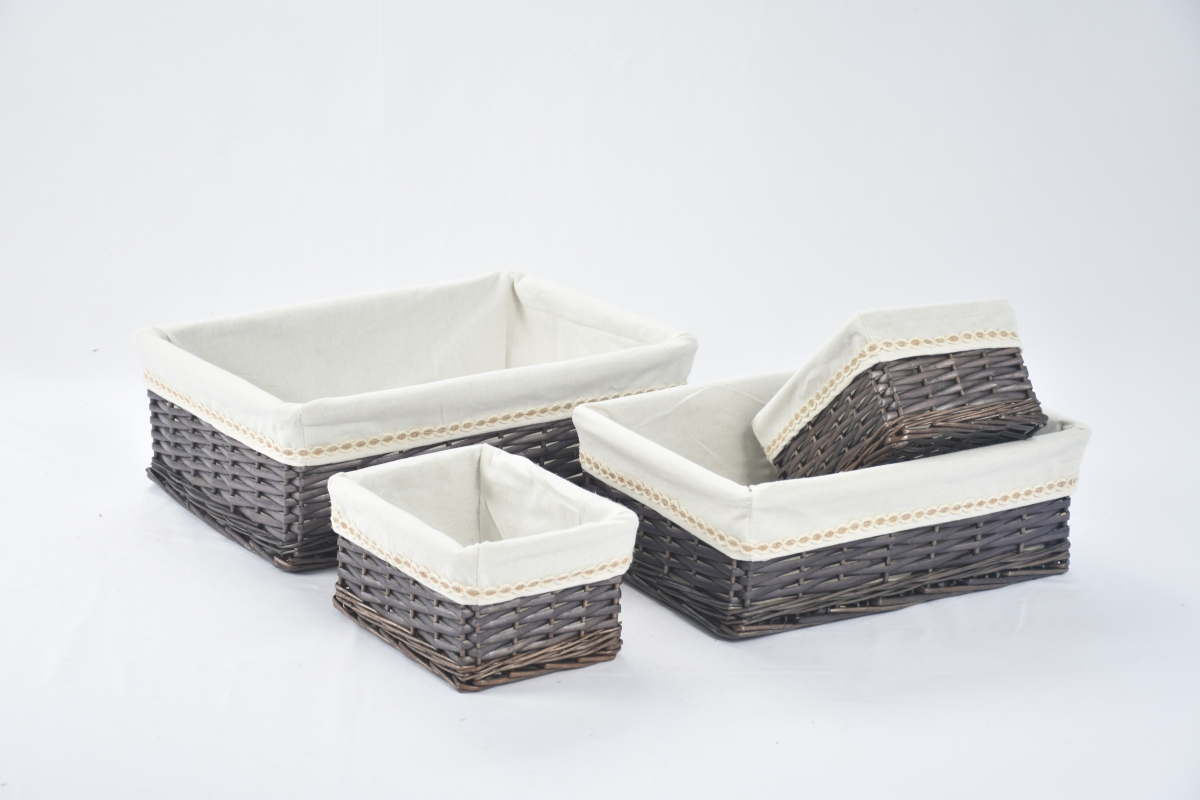 Best Selling Willow Laundry Basket Home Storage Box Eco Friendly Hamper