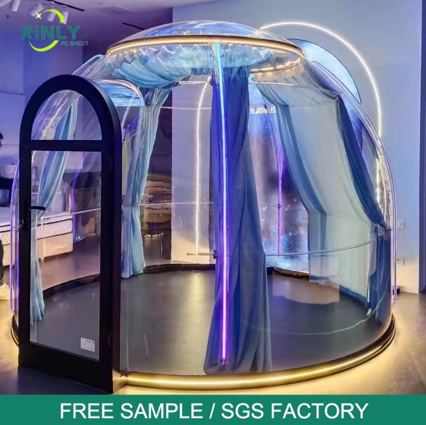 Campsite Luxury Transparent Bubble Dome Room House for Event Dining Restaurant