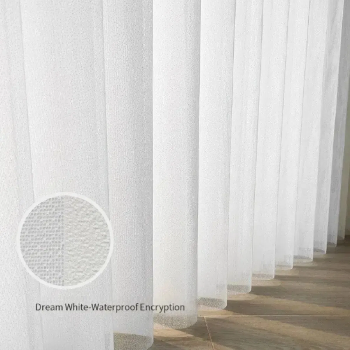 Vertical Motorized Blinds Patio Shade Dream Curtain Blind for Sliding Door