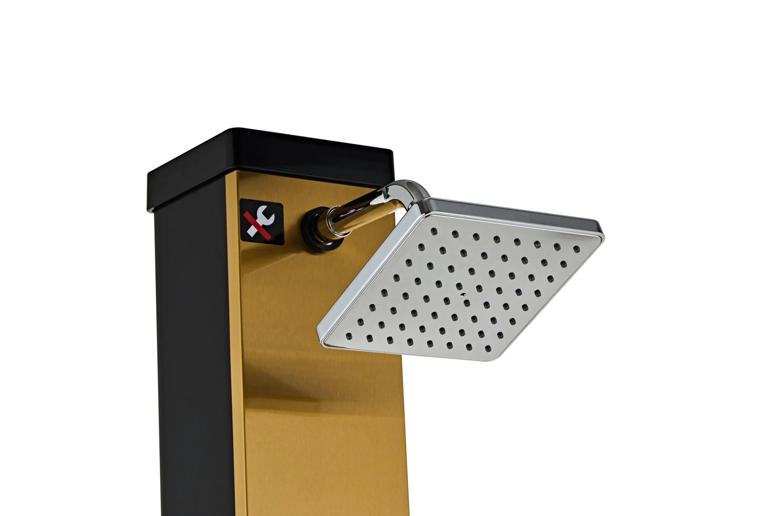 Stylish Solar-Powered Shower Column for Garden and Poolside Use