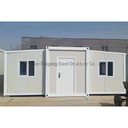 China 20/40FT Expandable Prefabricated Modular Steel Structure Portable Tiny Home Caravan Construction Villa Camp House Prefab Mobile Container House