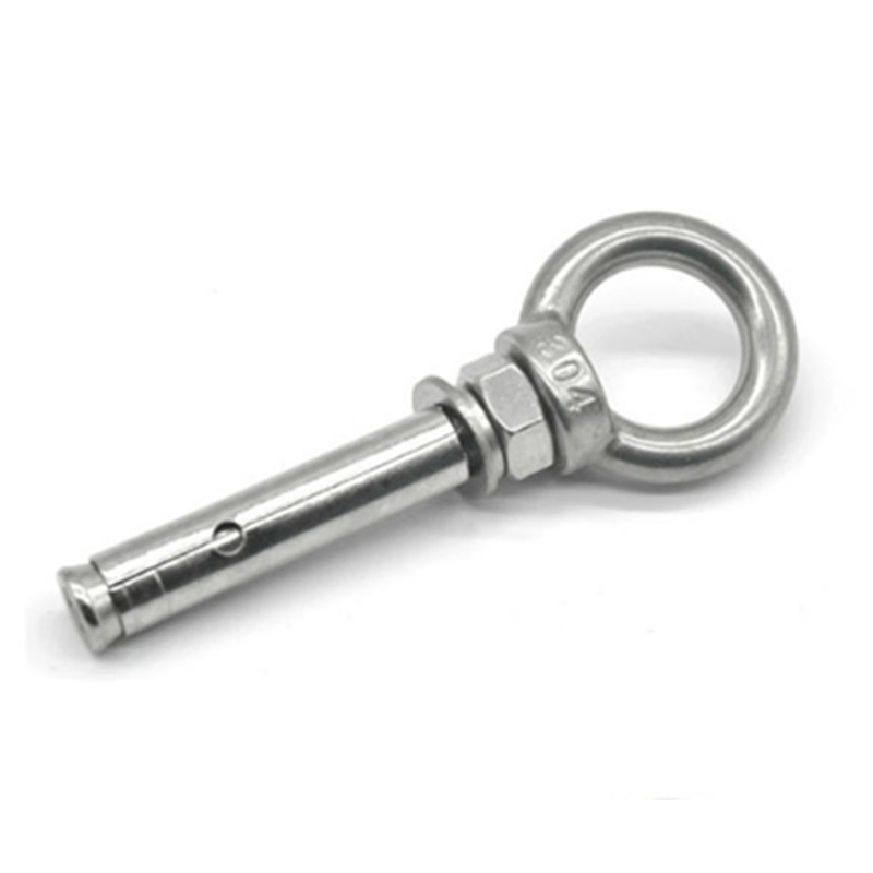 Винт анкерный с проушиной из нержавеющей стали 304