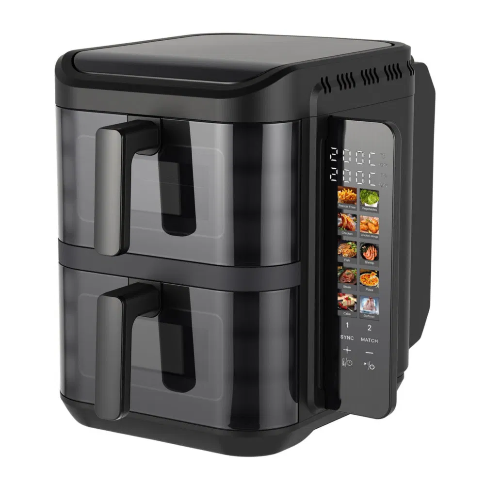 High Compatibility 11L Customization Double-Stack Healthy Cooking Air Fryer for Holiday Gathering