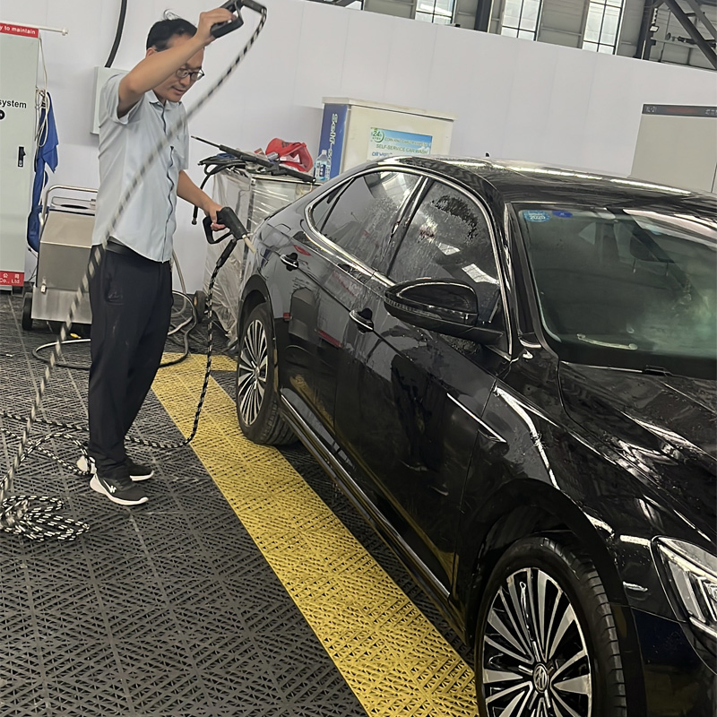 Dual Gun Steam Cleaner Supports Dual Person Simultaneous Operation One Click Switch for Wetdry Modes Doubled Efficiency and High Flexibility