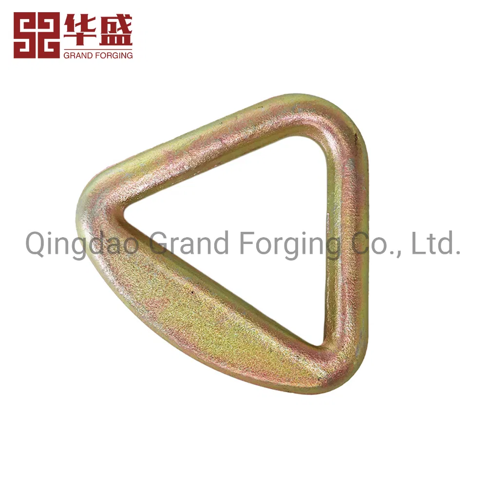 Hot Forging Metal Steel Hardware Triangle Welded Ring for Strap