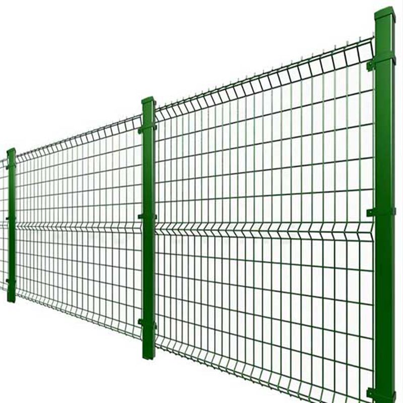 3D Curved Welded Wire Mesh Garden Fence PVC Coated Hot Dipped Galvanized Security Fence Panel
