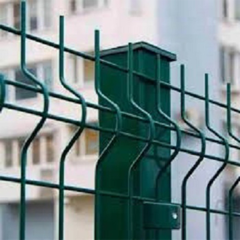 Steel Garden Fence PVC Coated Garden Fence 3D Curved Fence Welded Wire Mesh Fence Galvanized Fence or Powder Coated Fence for Home/Garden/Park/Security Fencing