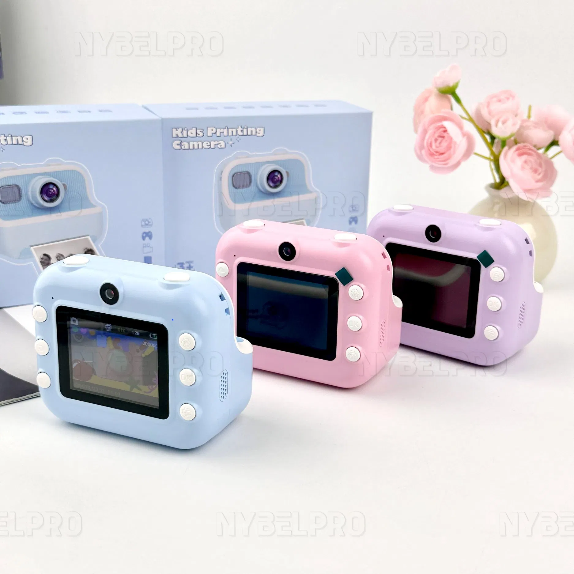 Детская камера-принтер Nybelpro Mini с рисовальной бумагой