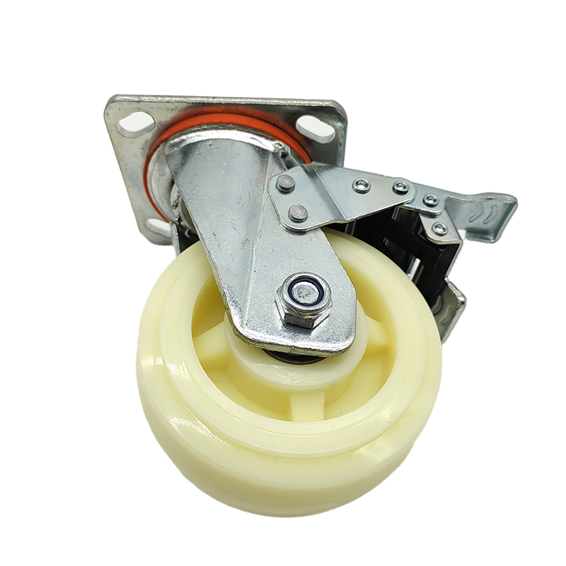 Manufacture Iron/Aluminum Core 180 200 250mm Polyurethane PU Solid Rubber Wheels 7 8 Inch Heavy Duty Wheel