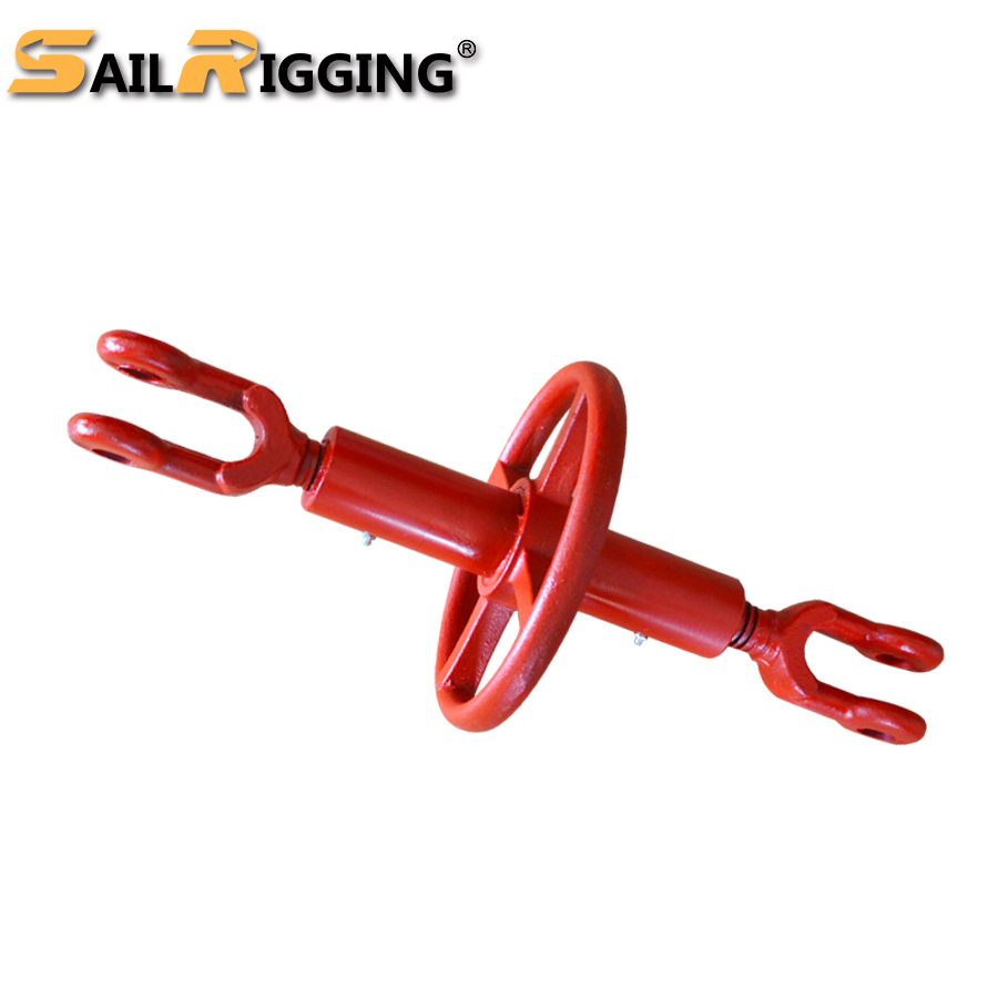 Jaw Jaw Drop Forged Chain Load Binder Carbon Steel Wheel Turnbuckles