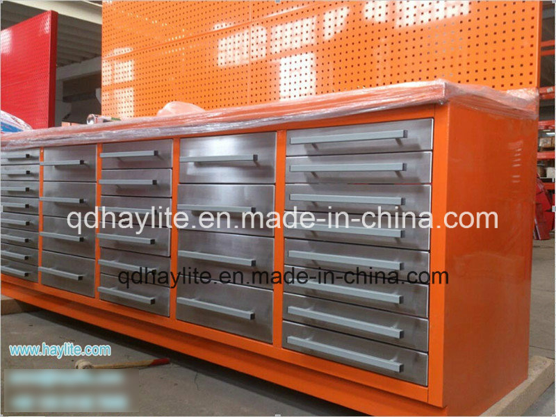Workbench Steel Tool Cabinet Tool Box with Peg Board