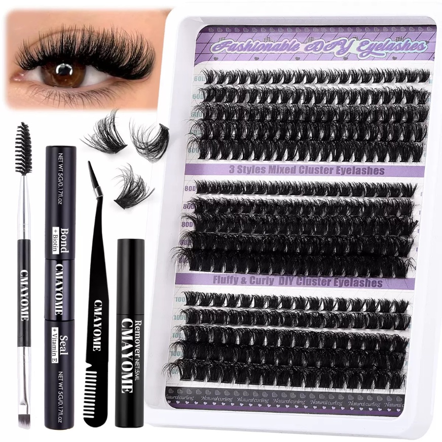 Cluster Lash D Curl DIY Individual Eyelash Extensions Book