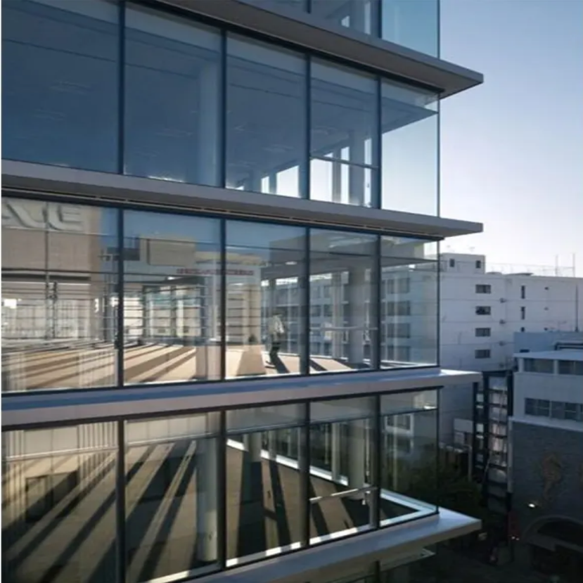 Thermal Resistant Aluminum&Glass Structure Curtain Wall System