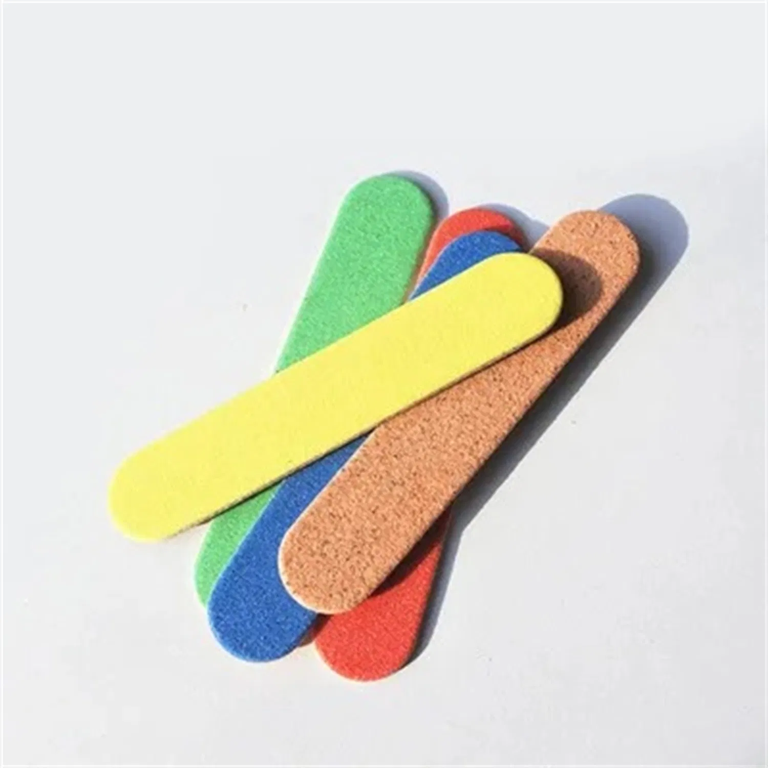 Mini Nail Files Colorful Mini Nail File Cute Wood Chip Double Side Nail File