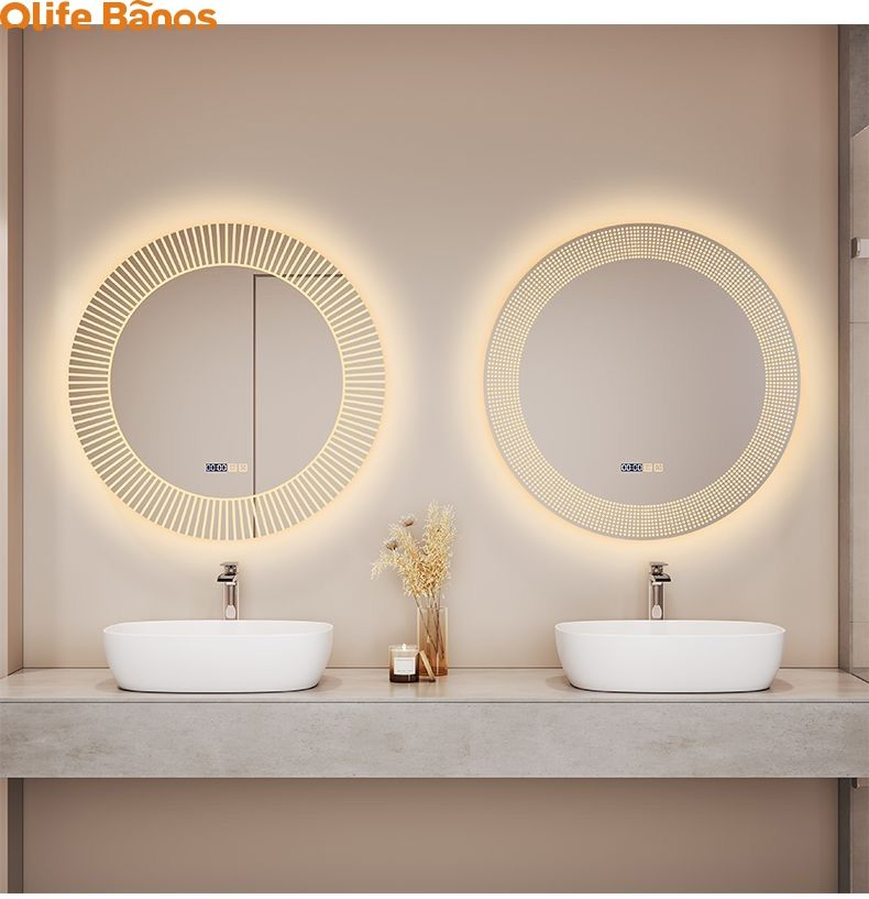 Bath Mirrors Screen Smart Bathroom Mirror with LED Light