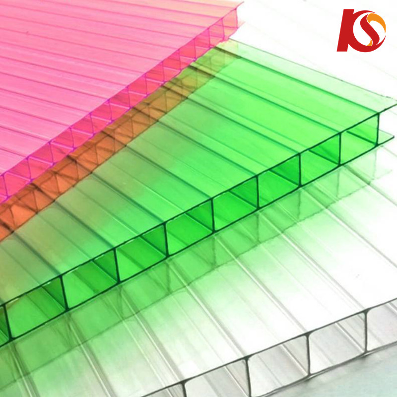 Double Wall Plastic Roofing Greenhouse Polycarbonate Hollow Sheet