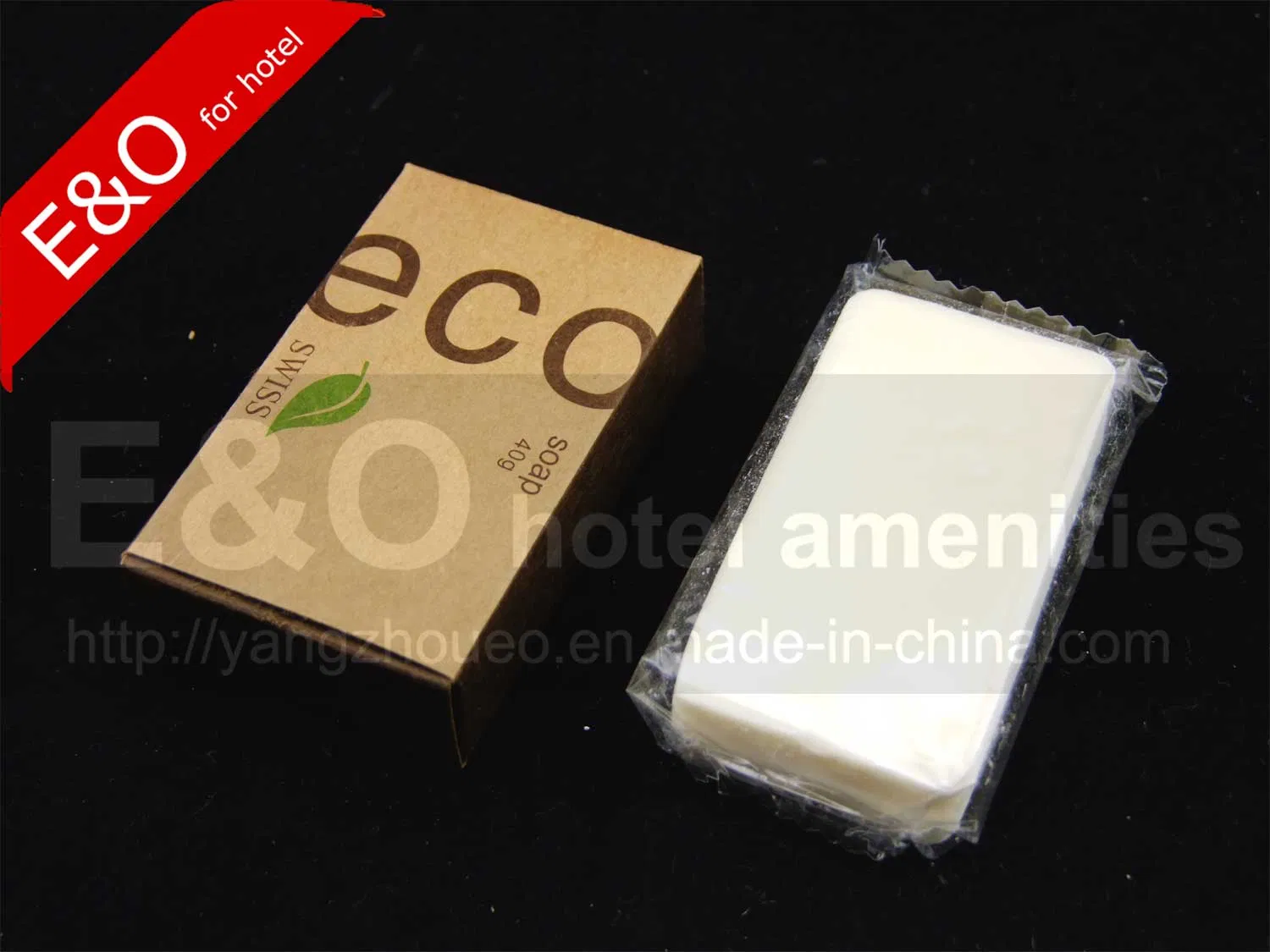 Disposable Hot Sale Eco Hotel Amenities Set with Kraft Paper Package